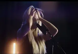 Sängerin Cathrina Melody bei einem Event in Würzburg